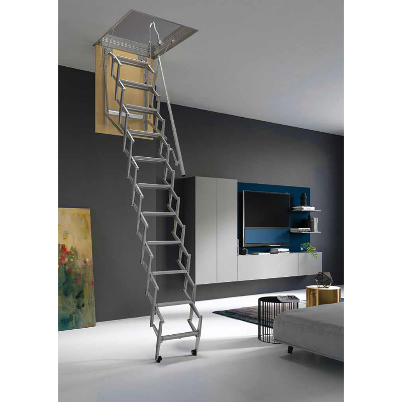 Scale retrattili a pantografo per soffitto Scale retrattili a pantografo per soffitto